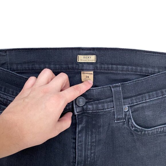 True Religion Jeans Size 38 RICKY - Picture 3 of 6